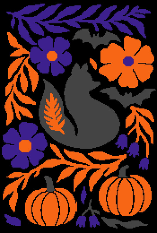 Foxy Hollow Crochet Graphghan Pattern