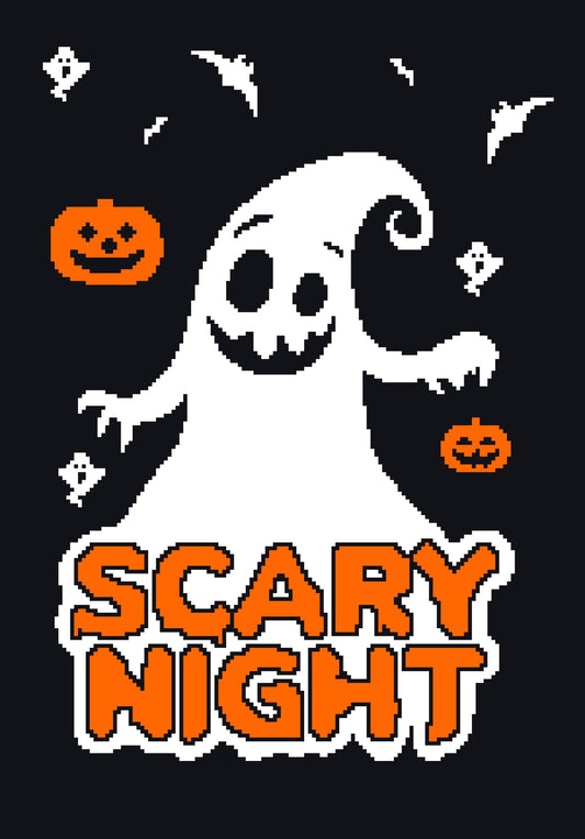 Scary Night Crochet Graphghan Pattern