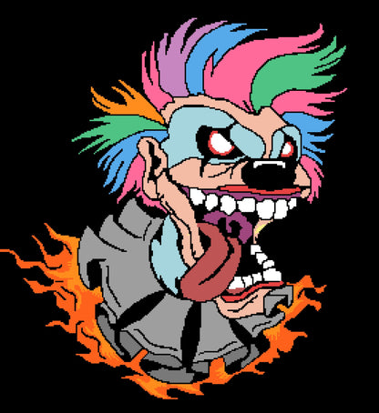 Crazy Clown King, Graphghan Pattern