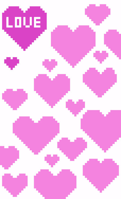 Hearts Galore Throw Graphghan Pattern-Valentines Day Pattern