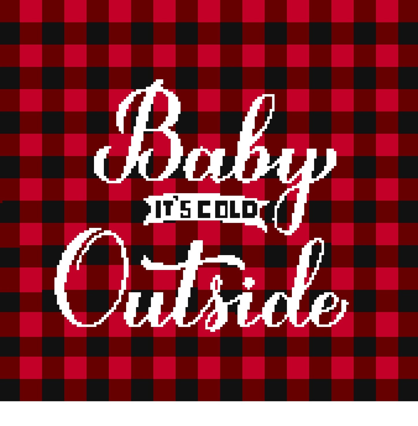 Baby Its Cold Outside Graphghan Pattern