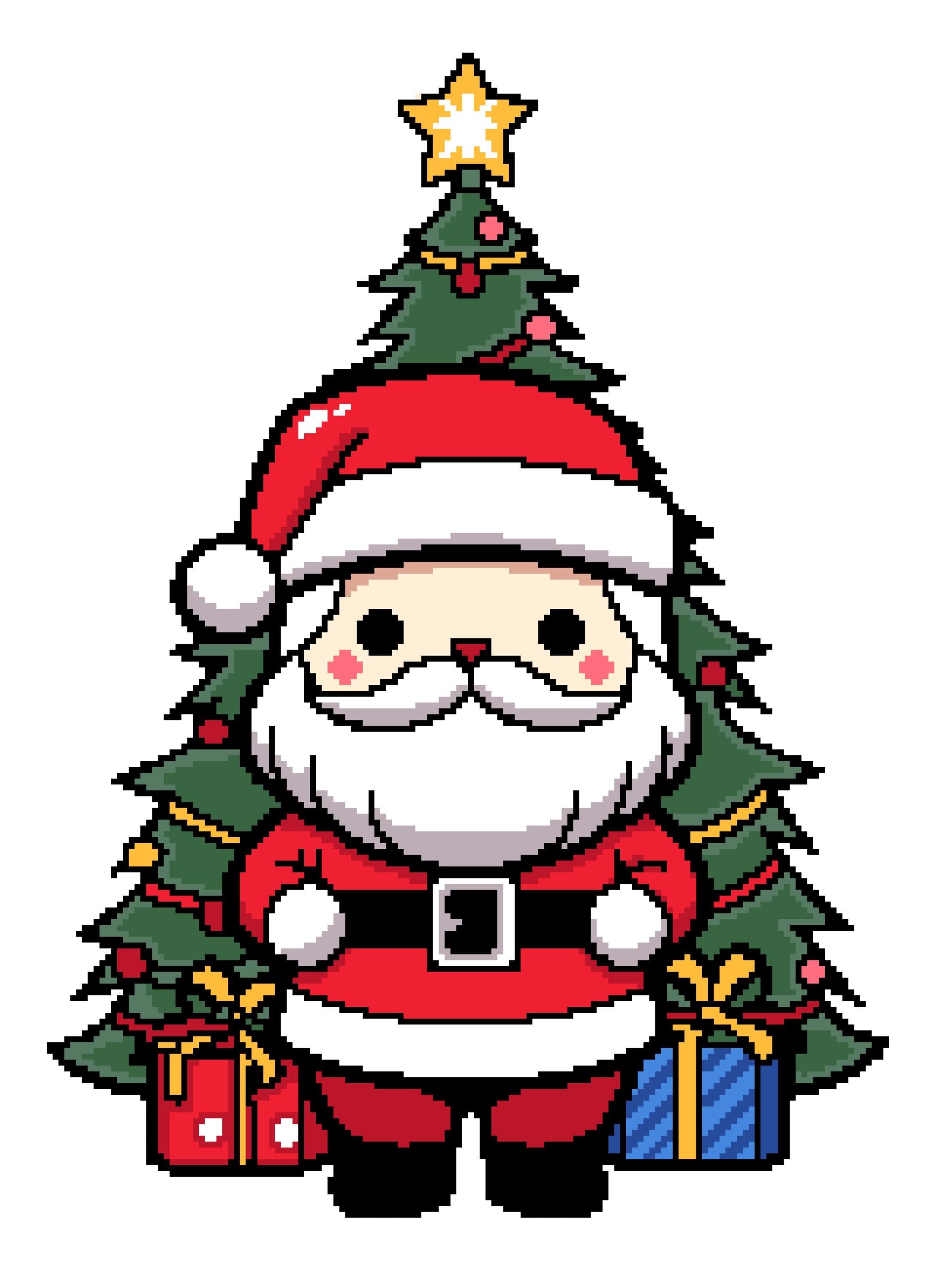 Santa Crochet Graphghan Pattern – EndlessknotzCanada