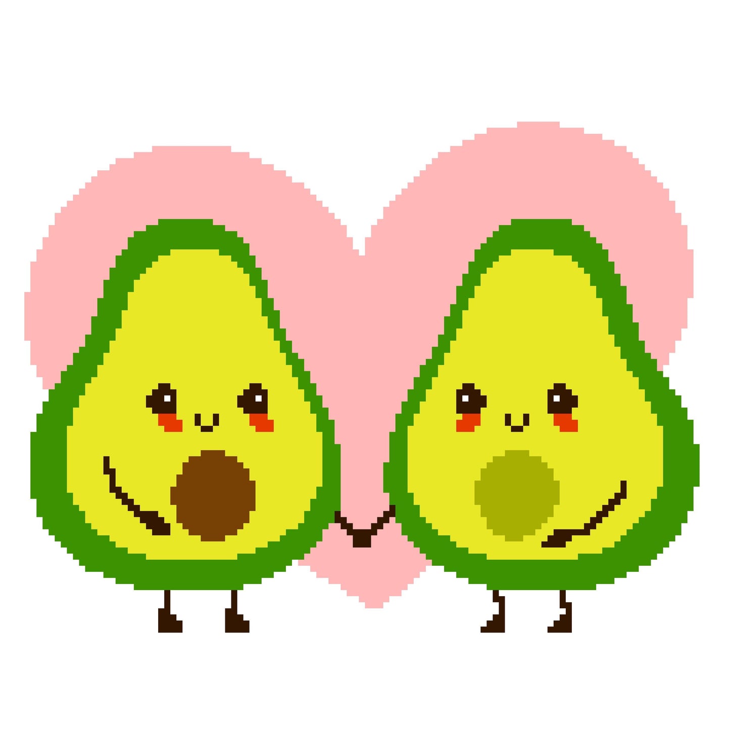 Avacado Love Crochet Graphghan Pillow Pattern