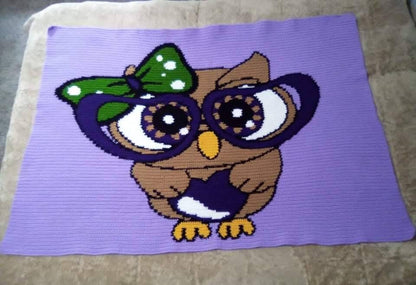 Hello Owl Graphghan Pattern