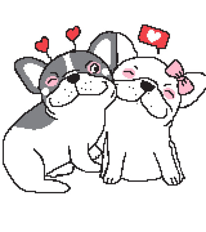 Puppy love Graphghan Pattern