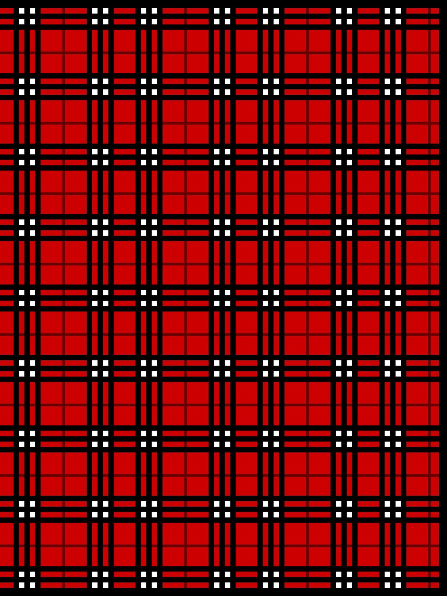 Christmas Plaid Crochet Graphghan Pattern