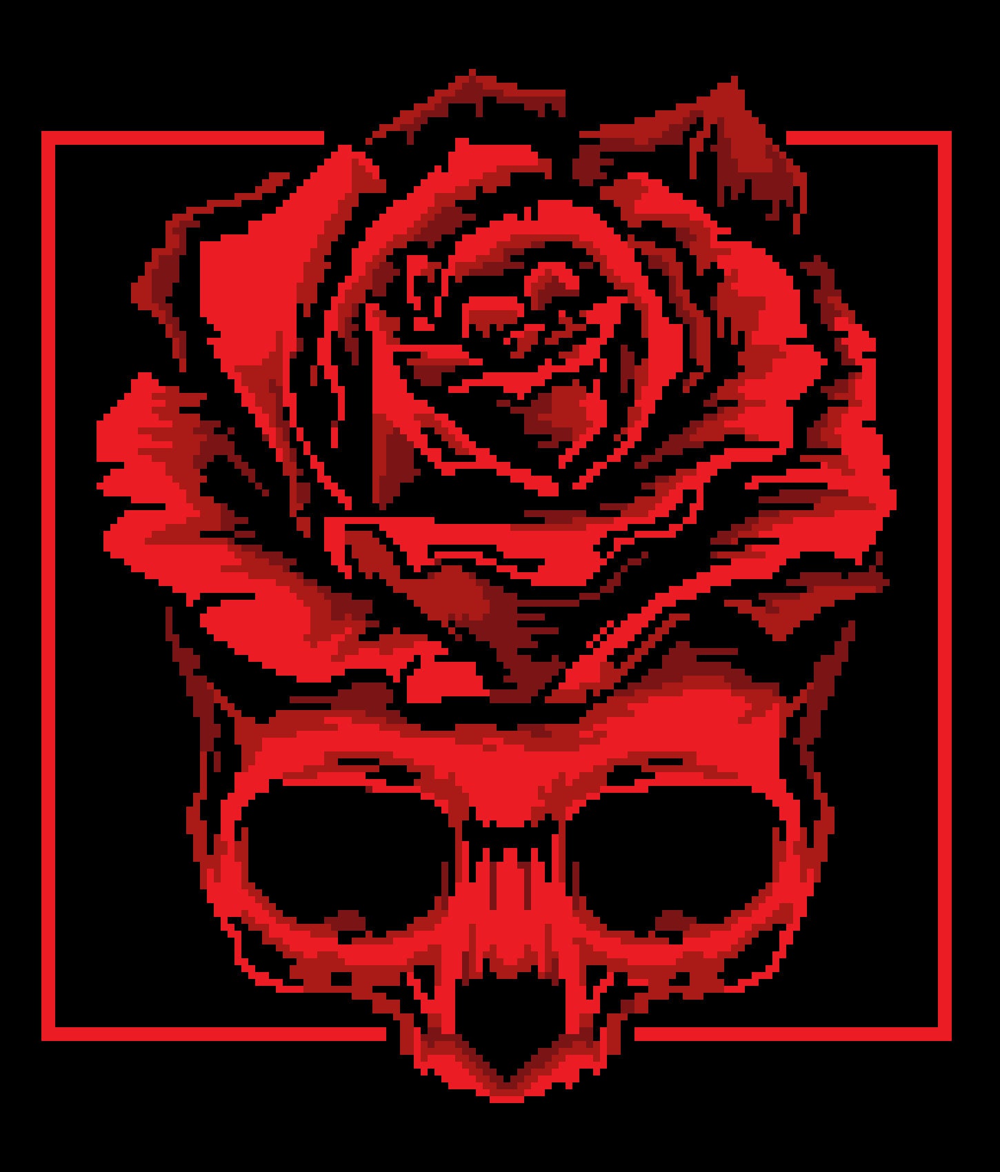 Rose Skull Graphghan Pattern – EndlessknotzCanada