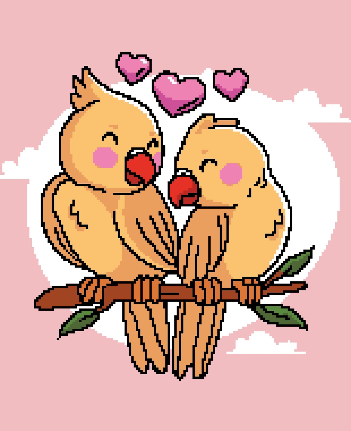 Love Birds Crochet Graphghan Pattern