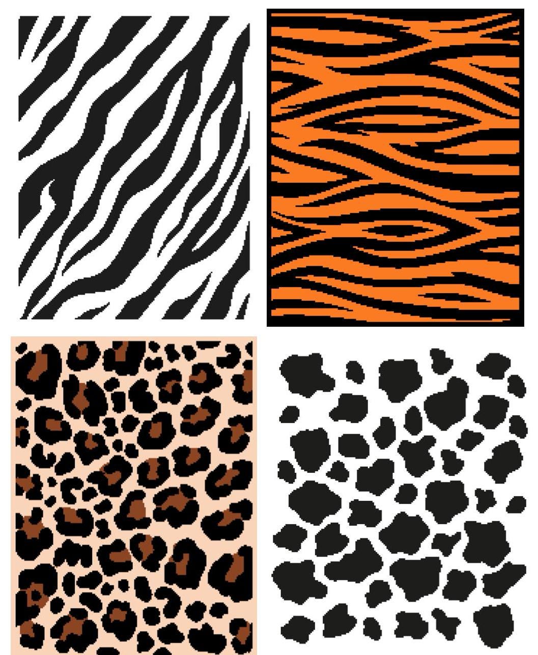 Animal Print Bundle Crochet Graphghan Pattern – EndlessknotzCanada