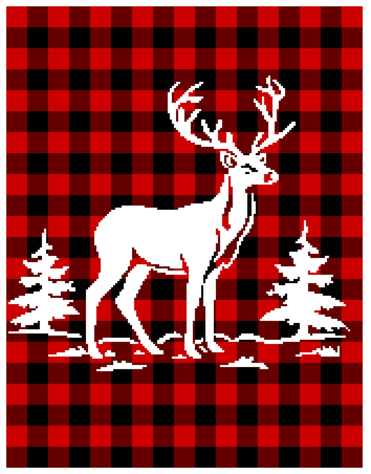 Graphghan Land Plaid Forest Crochet Graphghan Pattern – EndlessknotzCanada
