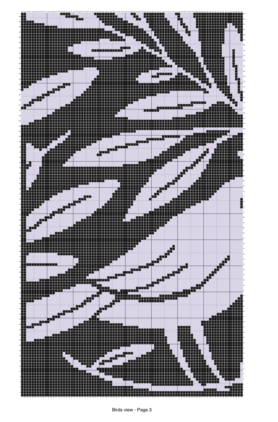 Birds View Graphghan Crochet Pattern
