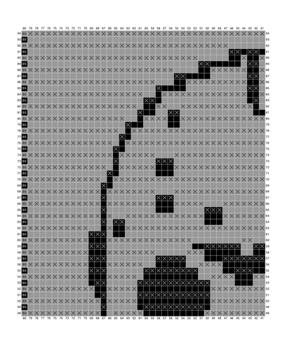 Jason Over-lay Mosaic Crochet Pattern Graphghan