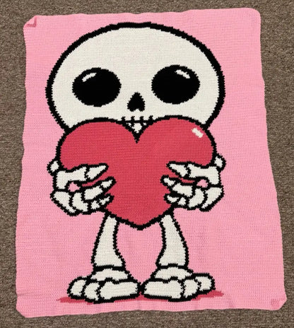Skully Love Crochet Graphghan Pattern