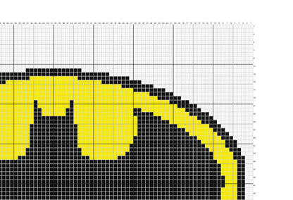 Batman Pillow Graphghan Crochet Pattern
