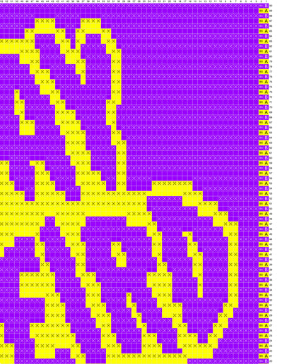 Stay Weird Over-lay Mosaic Crochet Pattern Graphghan Beginner