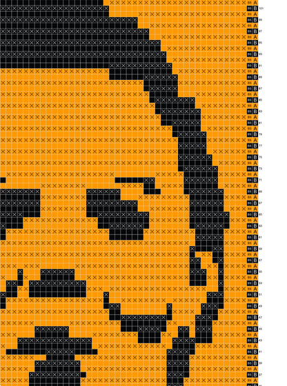 Micheal Over-lay Mosaic Crochet Pattern Graphghan
