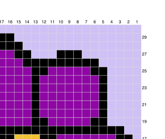 Free Flower Panel Graphghan Crochet Pattern