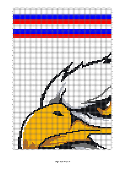 Eagle Eye Graphghan Crochet Pattern