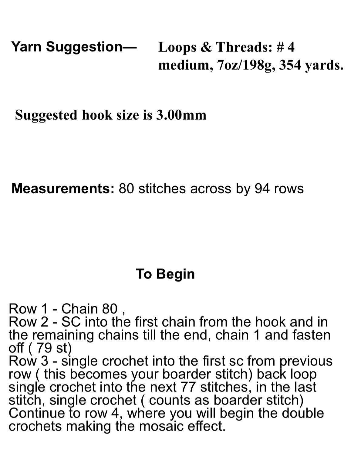 Jason Over-lay Mosaic Crochet Pattern Graphghan