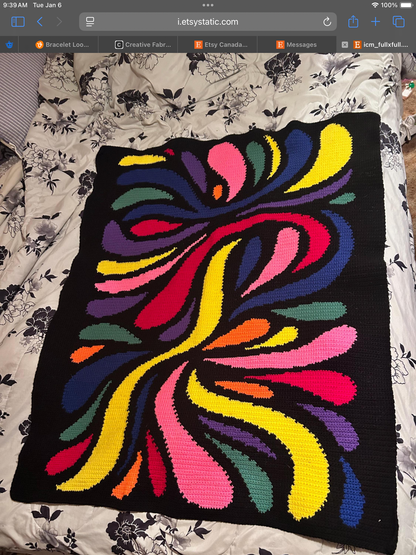 Crazy Minds/ Crazy Minds Extra Crochet Graphghan Pattern