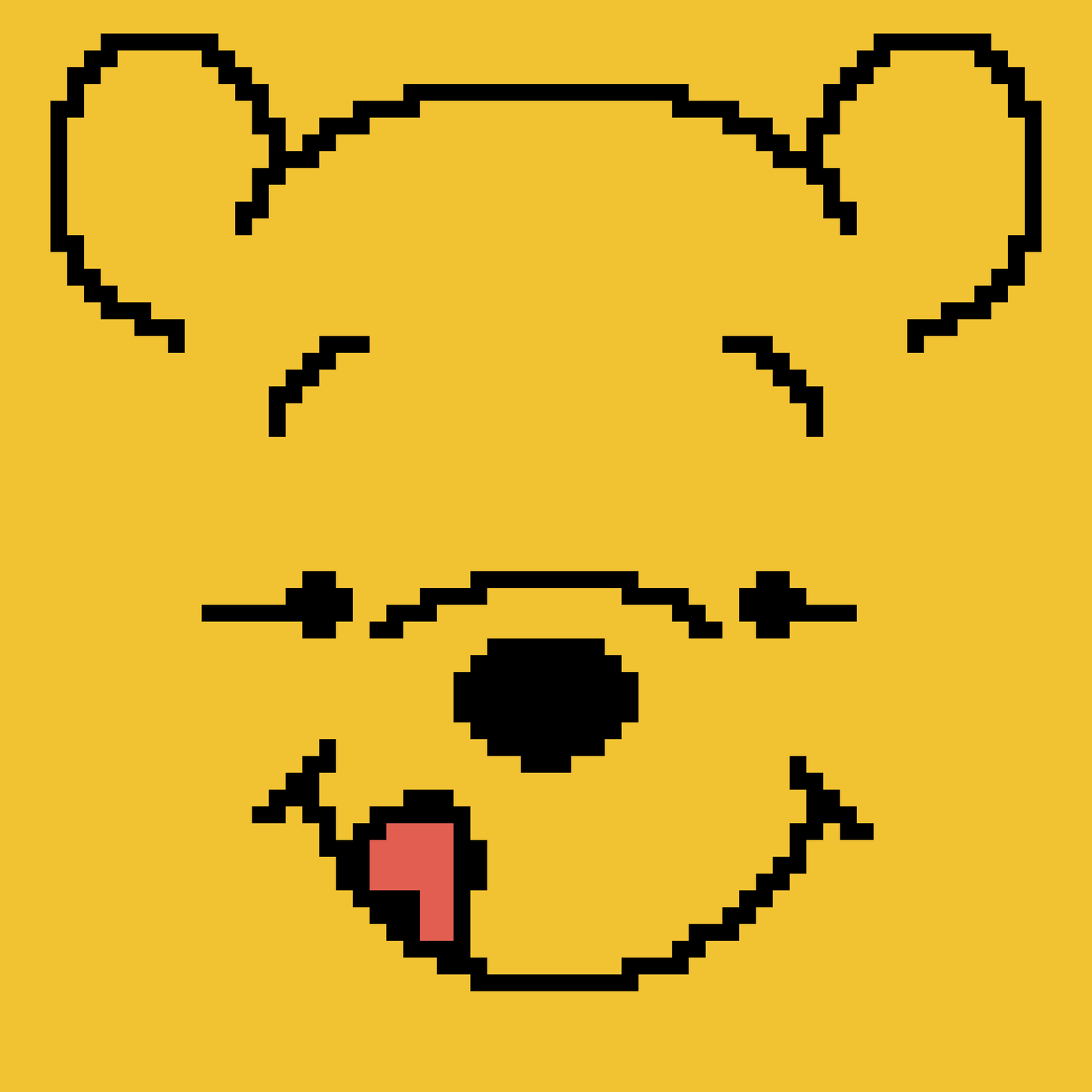 Winnie the Pooh/ Piglet Graphghan Pillow Pattern