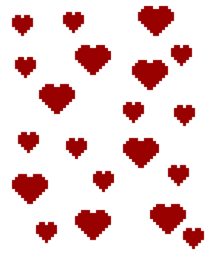 Kissy Birds Pillow Graphghan Crochet