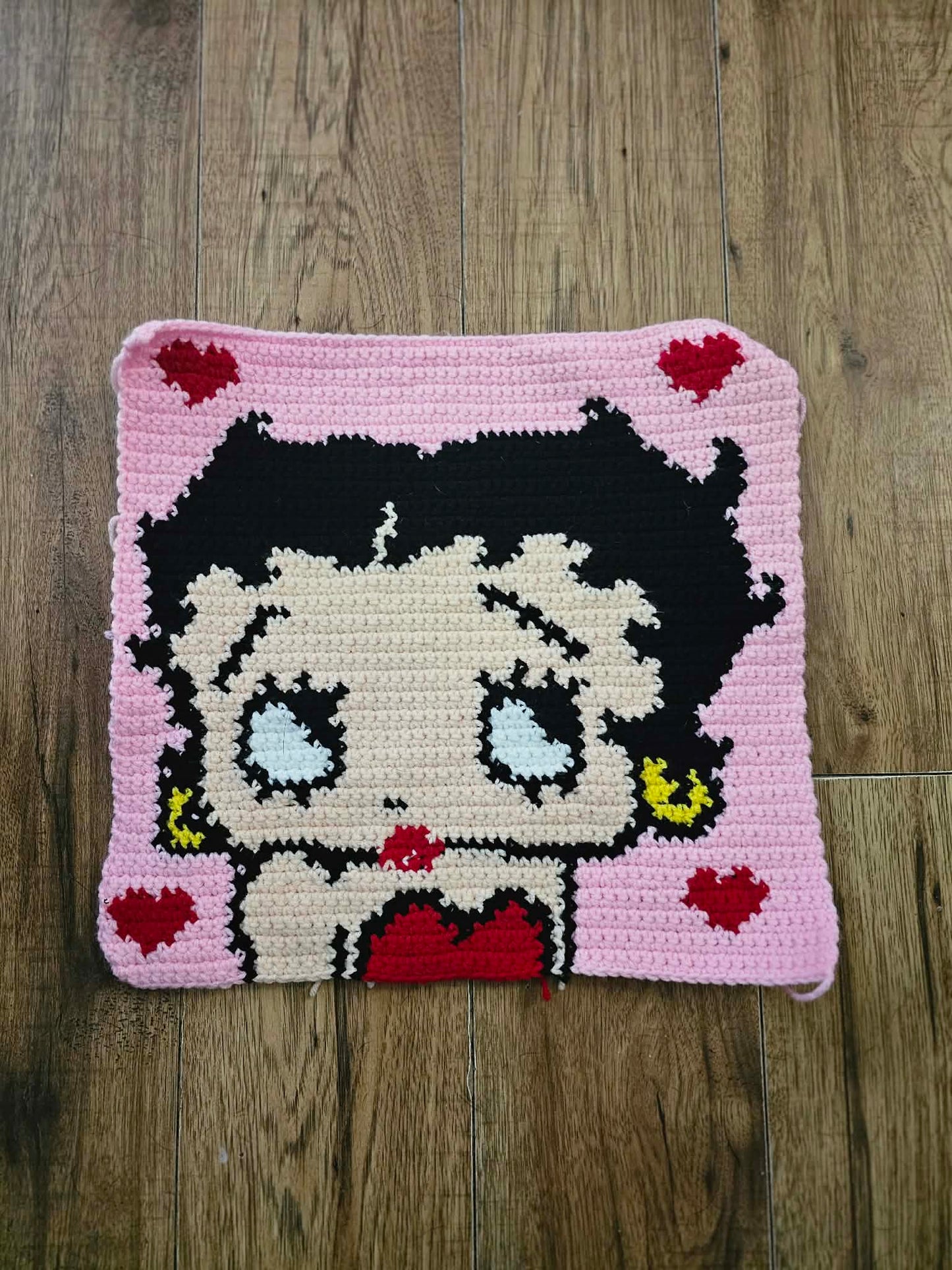 Betty Boop Crochet Graphghan Tapestry Pattern