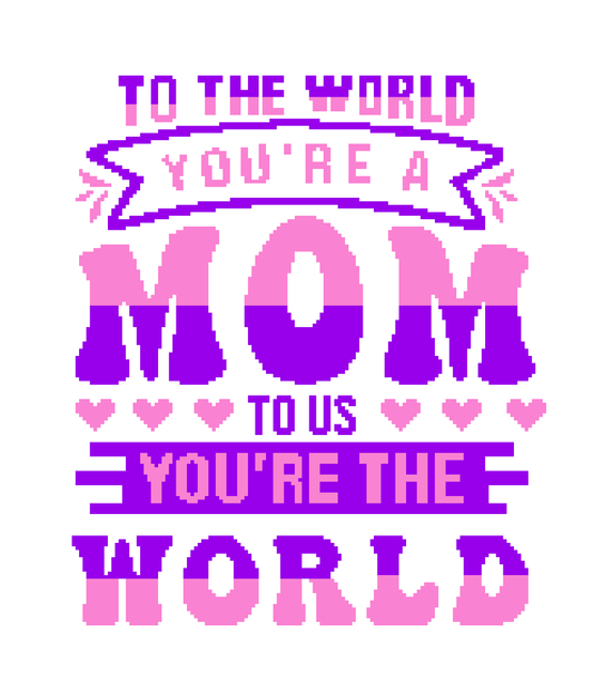 Your The World Mom Graphghan Crochet Pattern