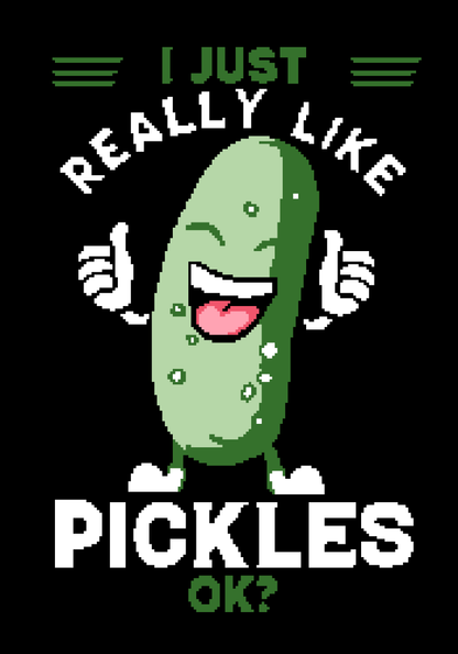 Really Love Pickles Crochet Graphghan Pattern Blanket