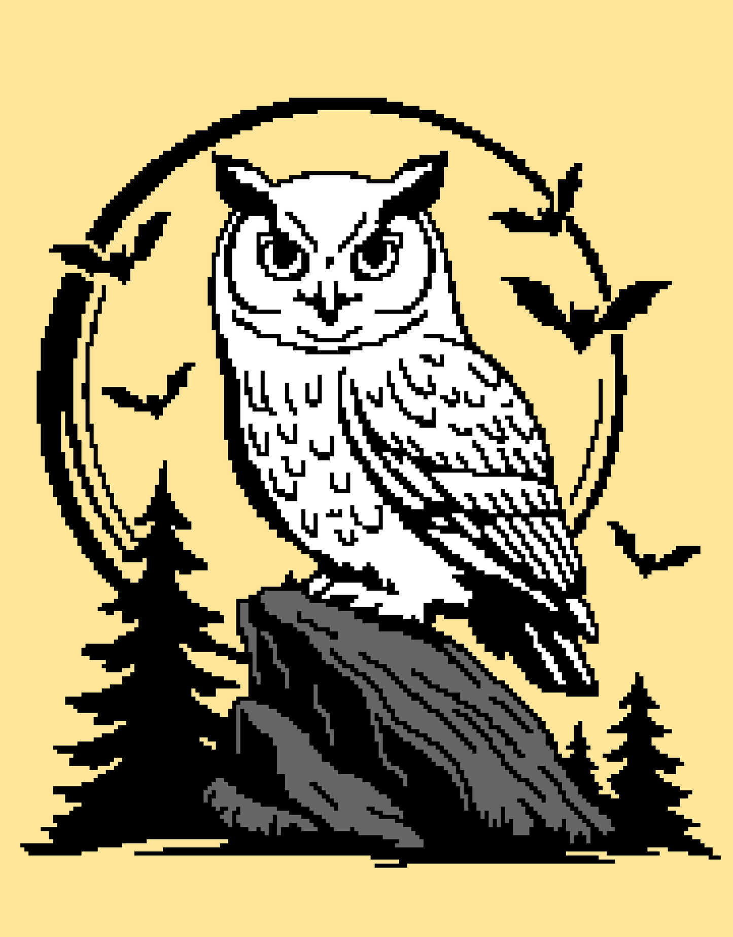 Owl Lookout Graphghan Crochet Pattern