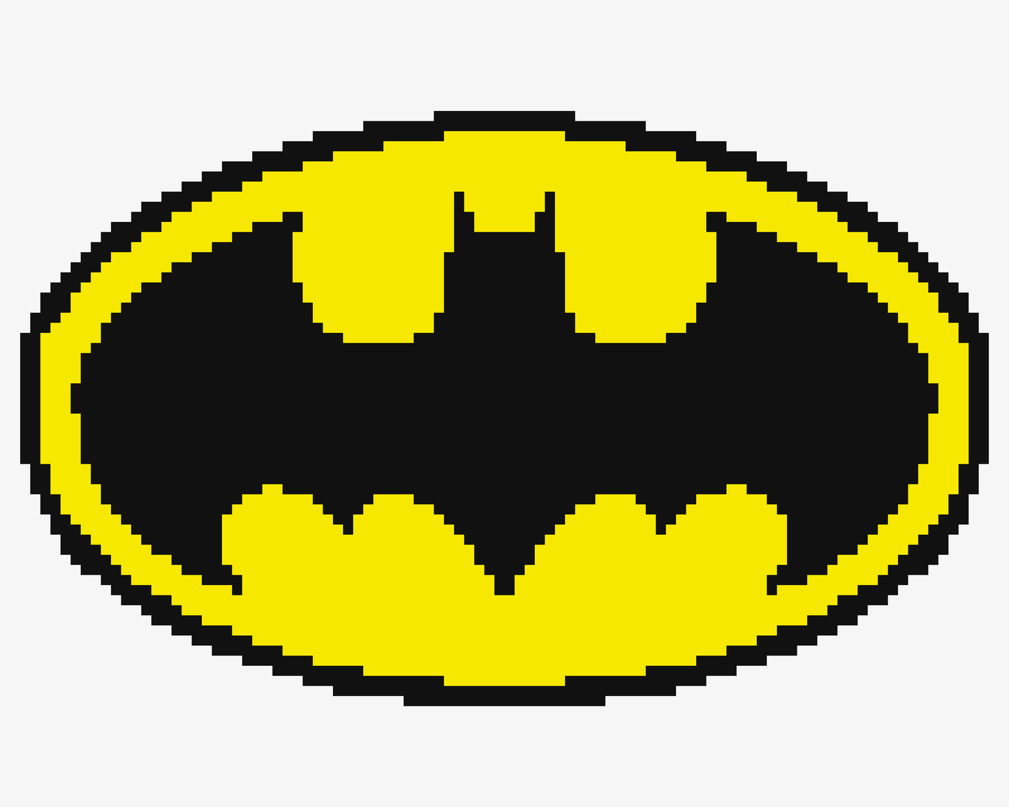 Batman Pillow Graphghan Crochet Pattern