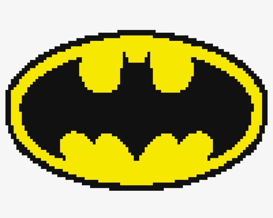 Batman Pillow Graphghan Crochet Pattern