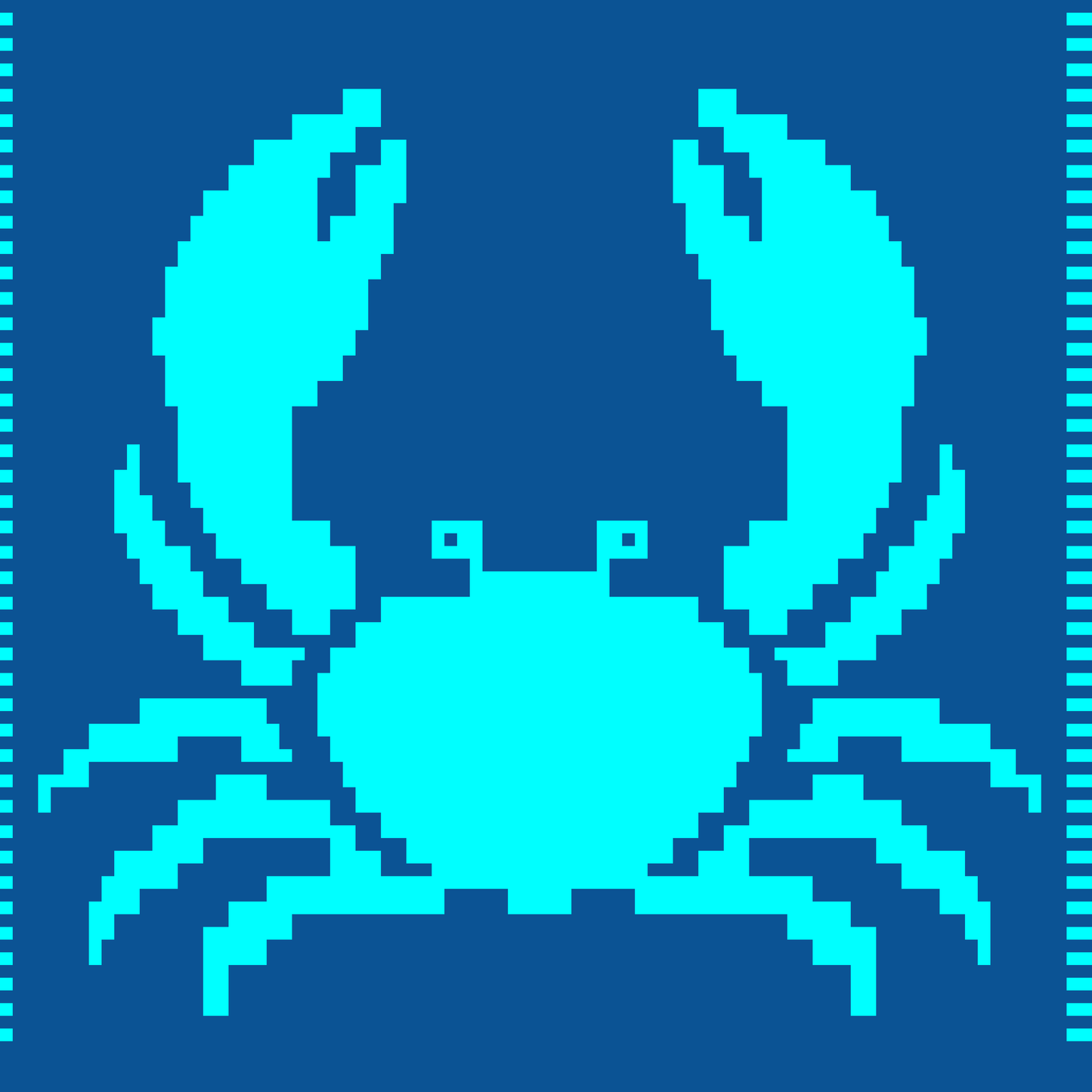 Crabby Sandy Over-lay Mosaic Crochet Pattern Graphghan Beginner