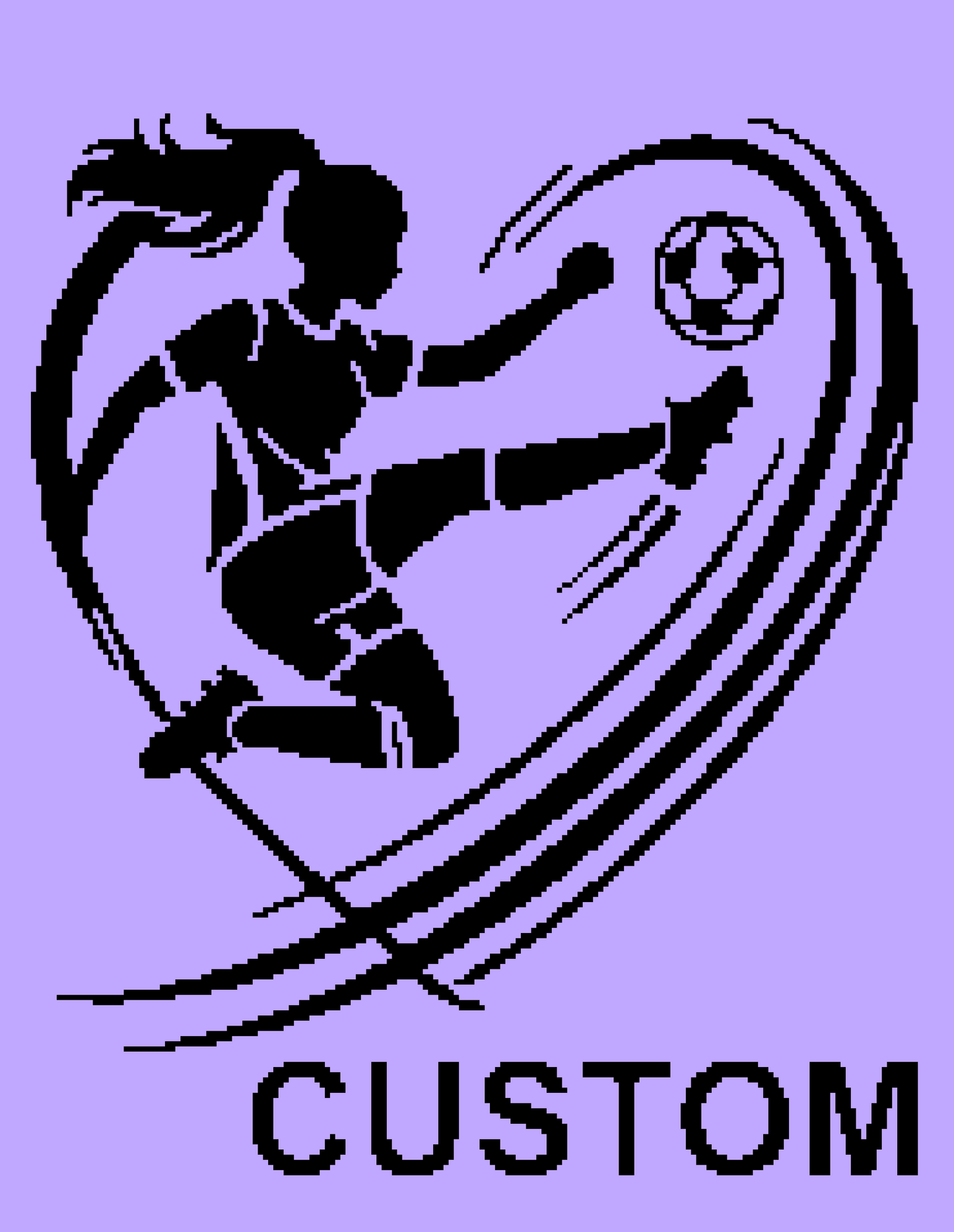 Custom Girl Soccer Player Crochet Graphghan Pattern
