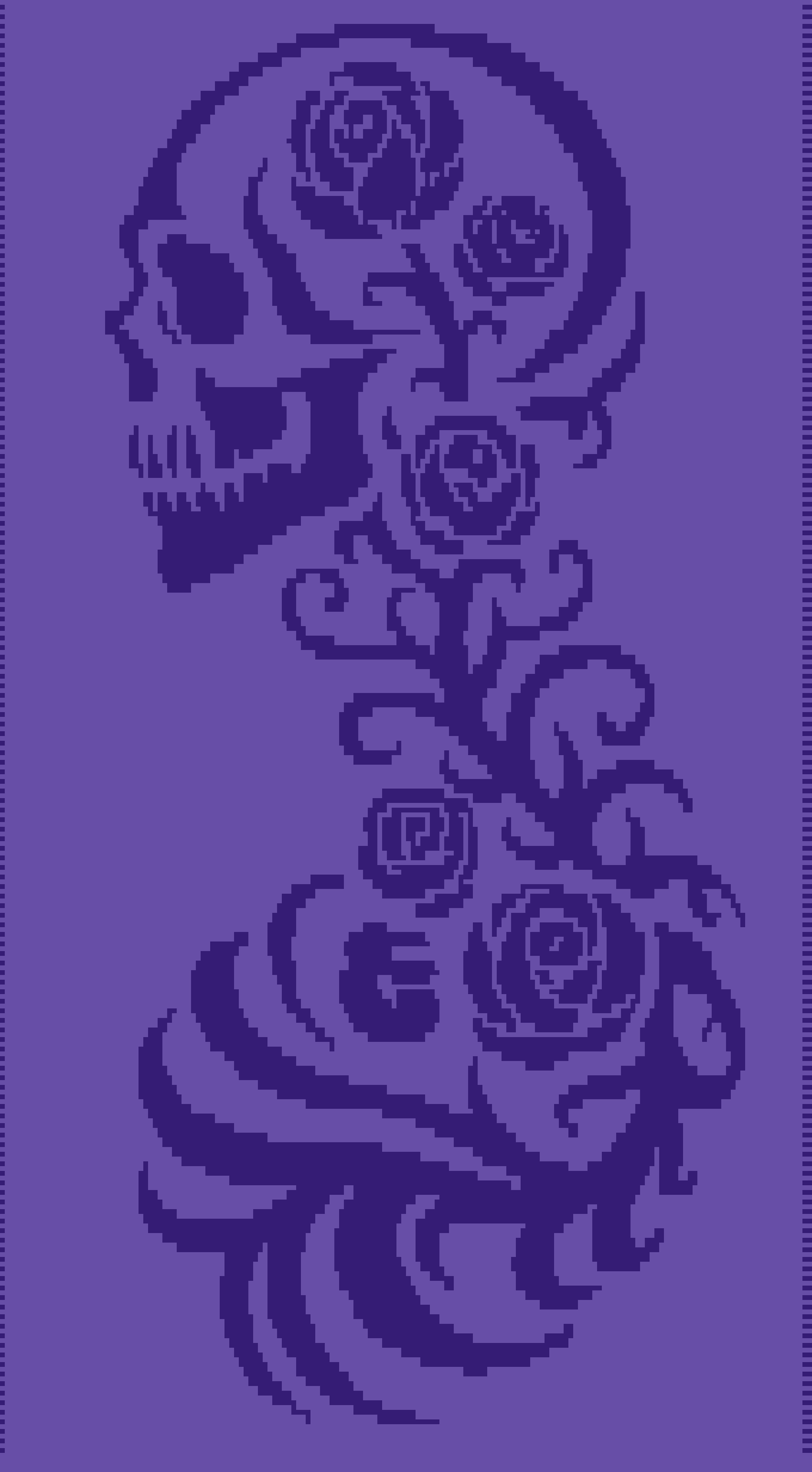 Dead Roses  Over-lay Mosaic Crochet Pattern Graphghan