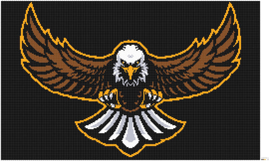 Eagle Graphghan Pattern