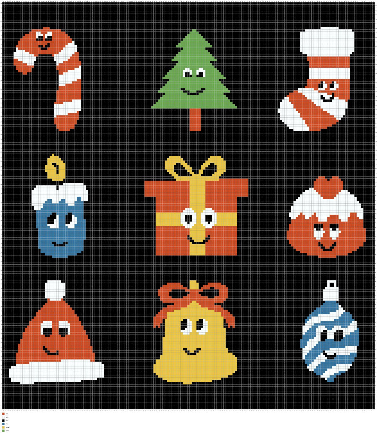 Christmas Symbol Graphghan Pattern – EndlessknotzCanada