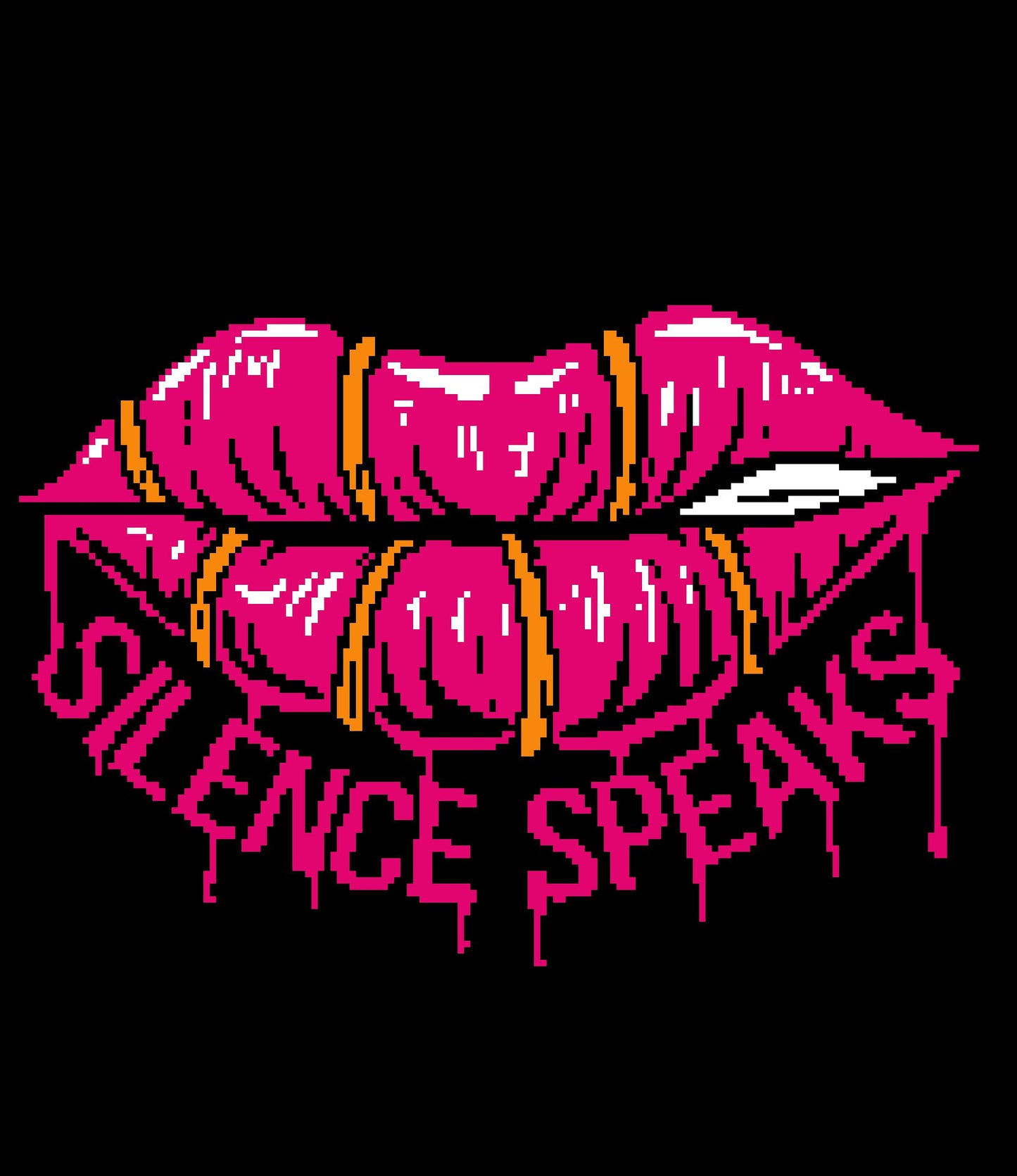 Silence Speaks Graphghan Pattern