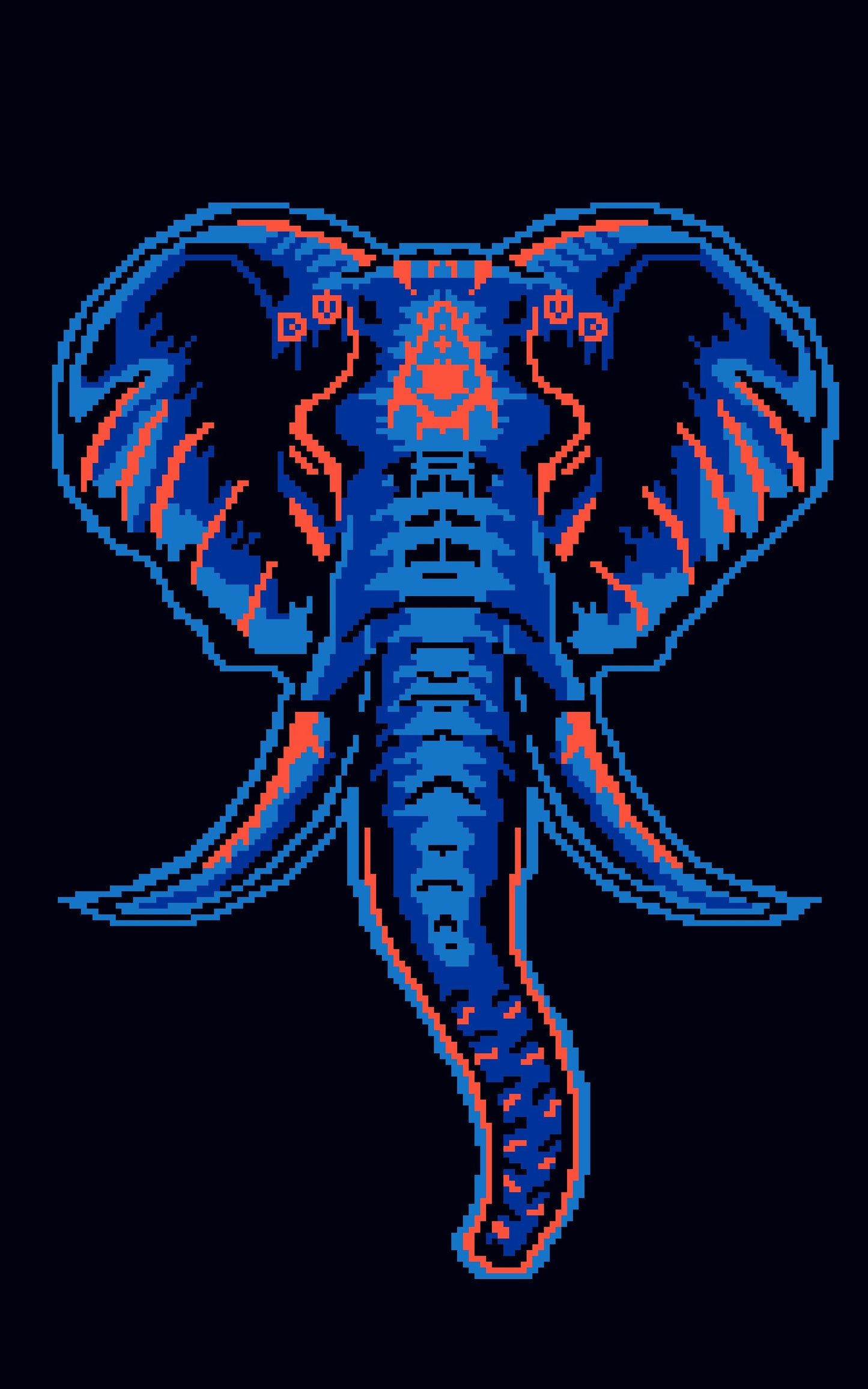 Mystic Elephant  Crochet Graphghan Pattern