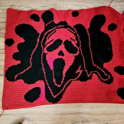 Slasher Panel Graphghan Crochet Pattern