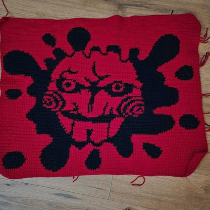 Slasher Panel Graphghan Crochet Pattern