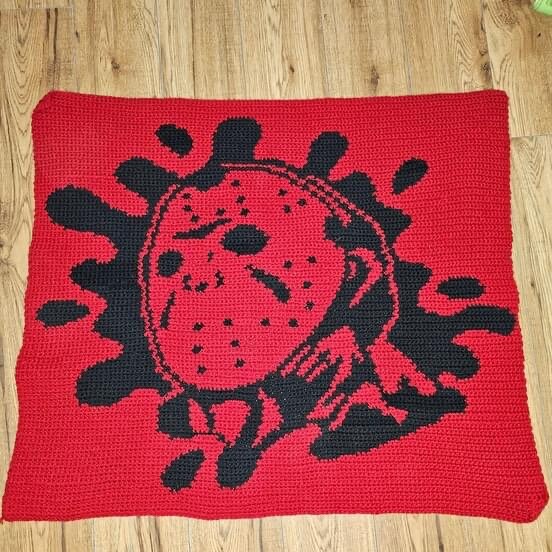 Slasher Panel Graphghan Crochet Pattern