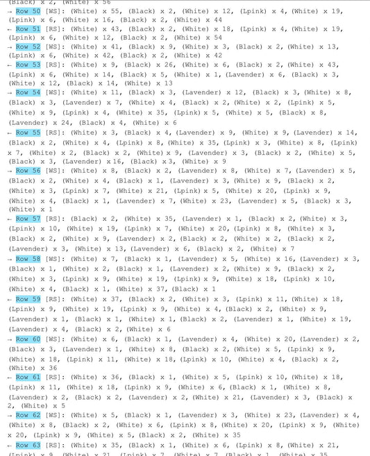 Blue Plaid Snowflake Scarf Graphghan/tapestry Crochet Pattern