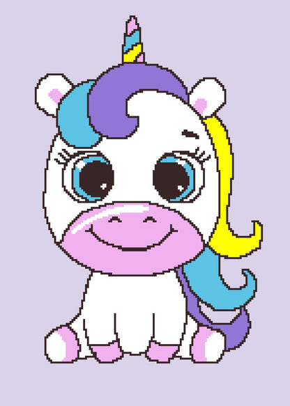 Unicorn Love Graphgan Crochet Pattern