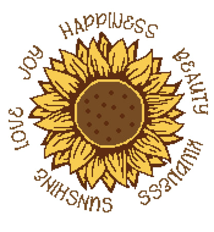 Sunflower Happiness Graphghan Crochet Pattern