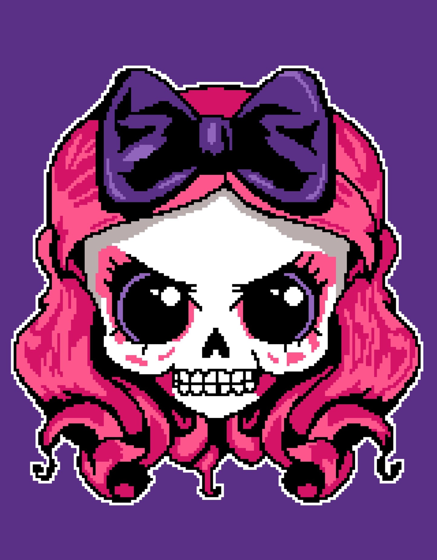 Beauty Skull  Graphghan Crochet Pattern