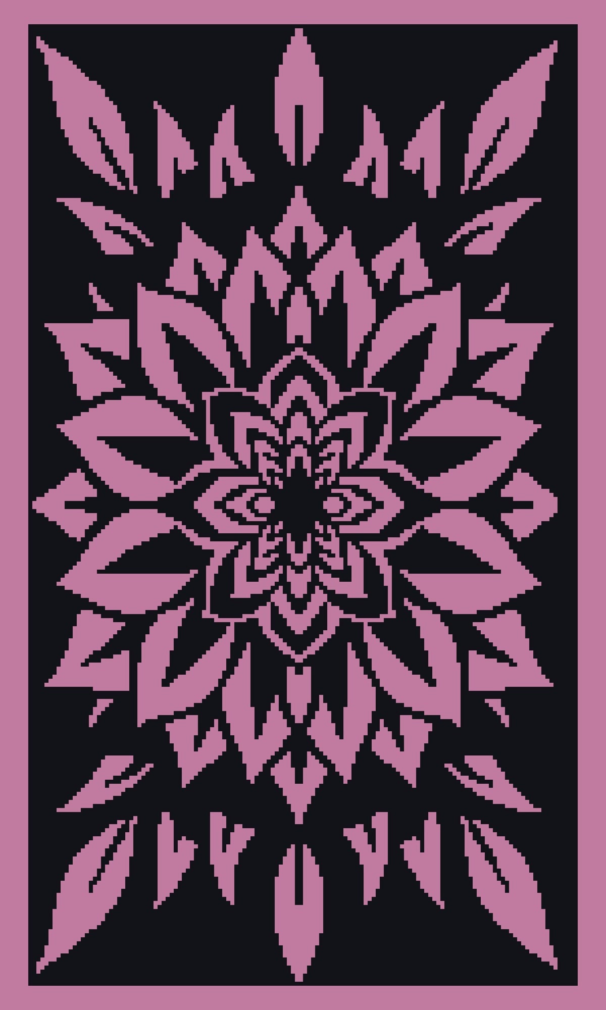 Flower Graphgan Pattern Flower Blaze Graphghan Crochet Pattern – EndlessknotzCanada