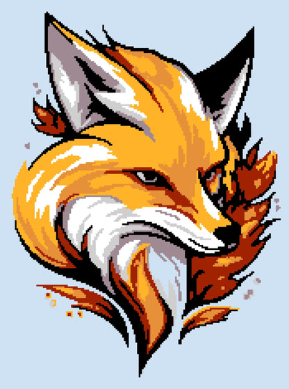 Spirt Fox Crochet Graphghan Pattern