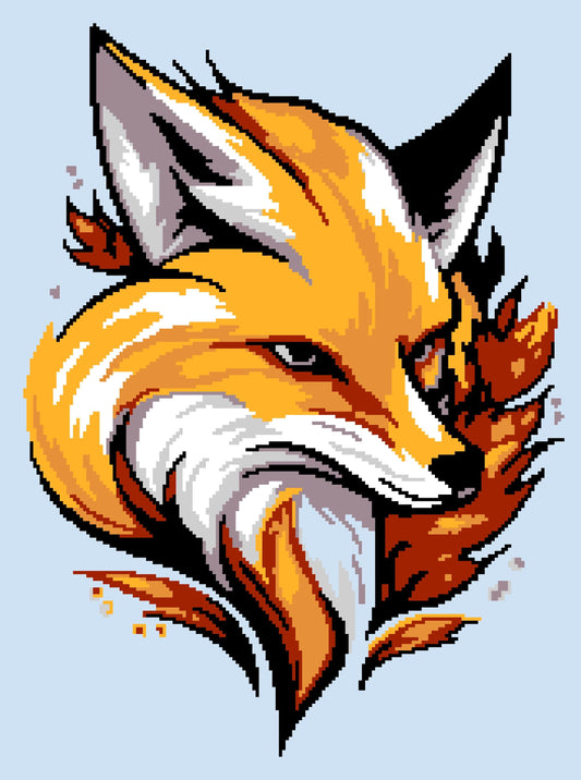 Spirt Fox Crochet Graphghan Pattern