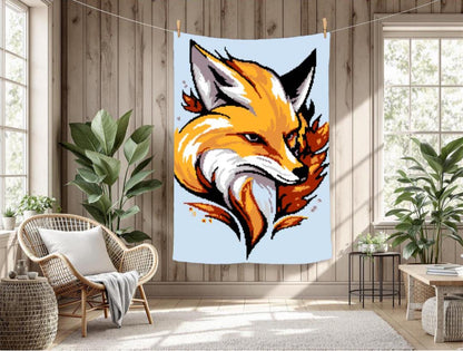 Spirt Fox Crochet Graphghan Pattern